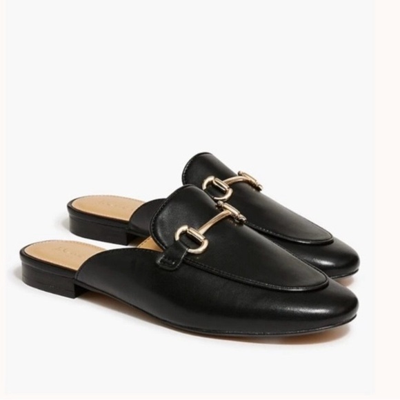 J. Crew Shoes - J. Crew Black Mule Loafers Size 8 NWT
